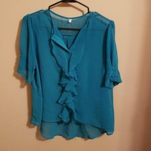 Turquoise blouse